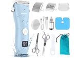 Baby Hair Trimmer Professionale Silenzioso Per Bambini E Ragazzi, Impermeabile E Ricaricabile Senza Fili Display Lcd