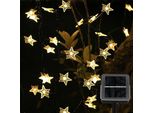 Ninonly Outdoor Solar Fairy Lights, 14 M, 120 Led Stelle, Decorazione Giardino Esterno, 8 Modalità, Resistente Alle Intemperie, Luci Natale, Matrimonio, Balcone