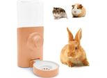 Distributore Automatico D'acqua Coniglio [Rosa, 600Ml] Bottiglia D'acqua Per Animali Domestici Appesa Coniglio Guinea Pig Criceto Cincillà Gabbia Furetto