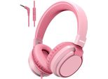 Cuffie Per Bambini Midola, Con Cavo, Limitazione Del Volume 85/96 Db, Over-Ear/On-Ear, Pieghevoli Con Cavo In Linea, Microfono Con Cavo Aux Da 3,5 Mm