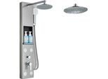 Pannello Doccia Per Bagno, Doccia A Pioggia, Design A Parete, 7001 Nichel Spazzolato