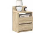 Maison Exclusive - Comodini 2 Pz. Con 2 Cassetti Rovere Sonoma 40X33X60 Cm
