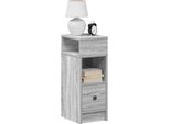 Maison Exclusive - Comodino Con Cassetto Grigio Sonoma 25X31X66 Cm