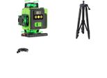 Livella Laser, 16 Linee, Batterie Ricaricabili, Set Verde