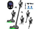 Aspirapolvere A Batteria, Forte Potenza Di Aspirazione, Design Autoportante, H28B-Nero, Eu