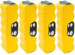Batteria Di Ricambio, Capacità 6000Mah, Compatibile Con La Serie Irobot Roomba, 4 6,0Ah NI-MH, 14,4 V