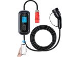 Caricabatterie Per Veicoli Elettrici, Compatibilità Con Il Tipo 2, Corrente Regolabile, Nero, TYPE2