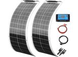 Pannello Solare Flessibile, Alta Efficienza, Compatibilità Versatile, Kit 100W 12V 24V