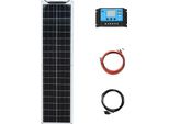 Pannello Solare Flessibile, Alta Efficienza, Compatibilità Versatile, Kit Solare 12V 50W