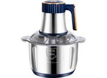 Tritacarne Elettrico, Capacità 5 Litri, Acciaio Inox, Nero