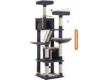 Torre Per Gatti, Design Multilivello, Amaca Accogliente, AMT0239DGY, Xl
