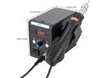 Stazione Di Conversione Ad Aria Calda, Temperatura Regolabile, Display Di Facile Utilizzo, Nero, 220V