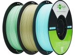 Filamento Per Stampante 3D, Diametro 1,75 Mm, Materiale Ecologico, 3KG Colore Misto