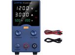 Alimentatore Dc, Tensione Regolabile, Connessione Per Ricarica Rapida, Blu 0-120V 0-3A, Blu 0-120V 0-3A