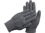 Inf Guanti In Nylon Grigio Con Motivo Ananas (12 Paia) - Antiscivolo E Comodi