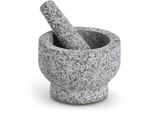 MöRser zeller Present "& StößEl-Set, Granit, Grau", Grau, H:10Cm Ø:14Cm, Granit, MöRser, MöRser, NatüRliches Material, 2,9 Kg, 330 Ml