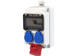 Distributore A Parete In Plastica Pce Lech Bv 16/5 2Xssd M25O Vc Pc