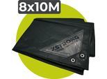 Telone Xstrong Pro 200 8X10 Verde Impermeabile Super Resistente Con Occhielli