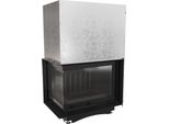 Inserto Per Caminetto In Ghisa Kratki Maja Sinistro 8 Kw Ø 180 Con Porta Scorrevole
