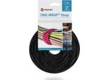 Cinghia Velcro® One Wrap® 20 Mm X 330 Mm, 100 Pezzi, Ignifuga, Nera