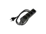 4-FACH-STECKDOSENLEISTE Mit Schrumpfschlauch - 3G1.5 - Cavo: 5 M - Schuko