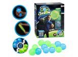 Toi-Toys - Palline Fluorescenti - Lancio Luminoso (12 Pezzi) Palline Super Appiccicose Che Si Illuminano Al Buio