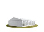Toolport 8X10 M Tendone Per Feste Premium Pvc Ritardante Di Fiamma - Bianco 100% Impermeabile Tendone Da Esterno Tenda Party
