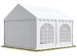 Toolport 3X5 Mtendone Per Feste Premium Pvc Bianco 100% Impermeabile Tendone Da Esterno Tenda Party