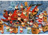 Bluebird Puzzle Weihnachts-Puzzle Pronto Per La Stagione Delle Consegne Natalizie 1000 Teile