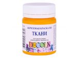 Colore Tessile Decola, 50 Ml, Giallo Scuro