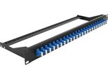 Delock Delock 19″ Pannello Patch In Fibra 24 Porte Lc Duplex Blu