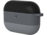 Inf Custodia Protettiva In Silicone Gradiente Per Apple Airpods Pro 3 Con Portachiavi Nero