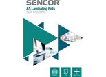 Sencor Sla FA5B150 A5 Fogli Di Laminazione/Coperture, Spessore Foglio 2 X 75 Micron, Confezione Da 100