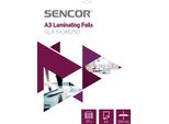 Sencor Sla FA3M250 Foglio Di Laminazione/Custodia A3, Spessore Foglio 2 X 125 Micron, Confezione Da 25 Pezzi