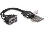 Delock Pci Express Karte Zu 4 X Seriell RS-232