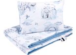 Coperta Multifunzionale Per Bambini Bellochi - Lenzuolo Matrimoniale 75X100 Cm E Cuscino 30X40Cm - In Cotone E Velluto - Jambo