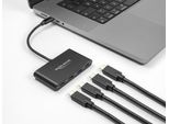 Delock Usb 3.2 Gen 1 Usb Type-C Hub Mit 3X Usb Type-C Buchse