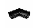 Bryza Grondaia Angolare Interna In Plastica Ø 125 Mm, Nero Ral 9005