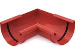 Bryza Grondaia Angolare Interna In Plastica Ø 75 Mm, Rosso Ral 3011
