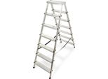 Scala Domestica Kadax "Molde"" Pieghevole Con Portata Fino A 125 Kg, 7 Gradini"