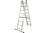 Scala Multifunzionale Kadax "Holem"", Scala Multifunzionale In Alluminio, Scala Fino A 150 Kg, 8 Gradini"