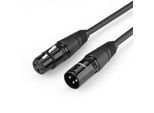 Cavo Xlr Da Femmina A Maschio Ugreen Av130 - 3M (Nero)