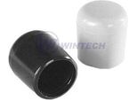 Tassello Per Tubi Con Lato Esterno Rotondo 19 Mm, Bianco / Confezione 1 Pezzo