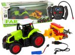 Trattore Agricolo Con Rotopressa R/C 1:16 Verde