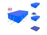 Vidaxl Coperture Per Piscine 2 Pz. Pe Rettangolare 90 G/M² 540X270 Cm - Coperture E Sottocoperture Per Piscine