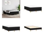 Vidaxl Letto Boxspring Nero 120X200 Cm In Tessuto - Letto Boxspring - Boxspringbetten - Bett - SchlafzimmermöBel