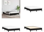Vidaxl Struttura Letto Nera 120X200 Cm In Tessuto - Struttura Letto - Cornici Letto - Struttura Letto - Letto