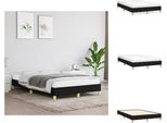 Vidaxl Struttura Letto In Tessuto Nero 120X200 Cm - Letti E Strutture Letto