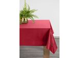 Tovaglia Festosa Decorazione Da Tavola Velvet Rosso Scuro 145X180 Cm Rosso Scuro