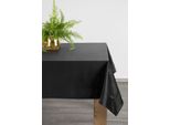 Tovaglia Festosa Decorazione Da Tavola Velvet Nero 145X180 Cm Nero